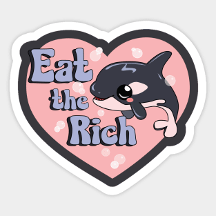 Eat the Rich! - Orcanize! Sticker